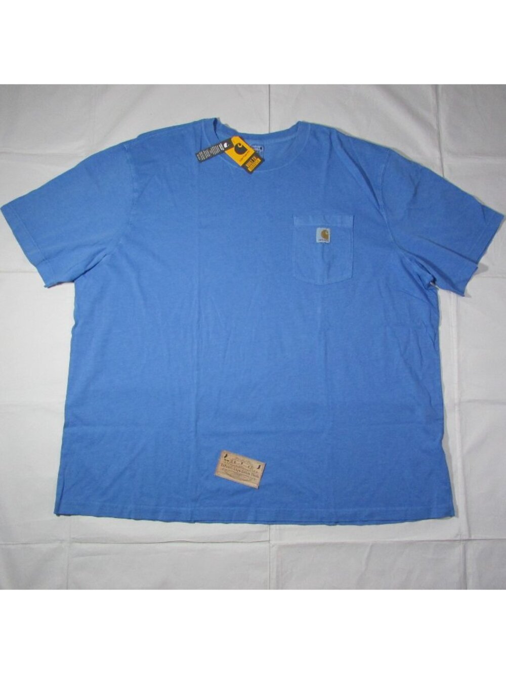 Carhartt Men's 4XL Relaxed Fit Lightweight Short Sleeve Garment Dyed Pocket T-Sh